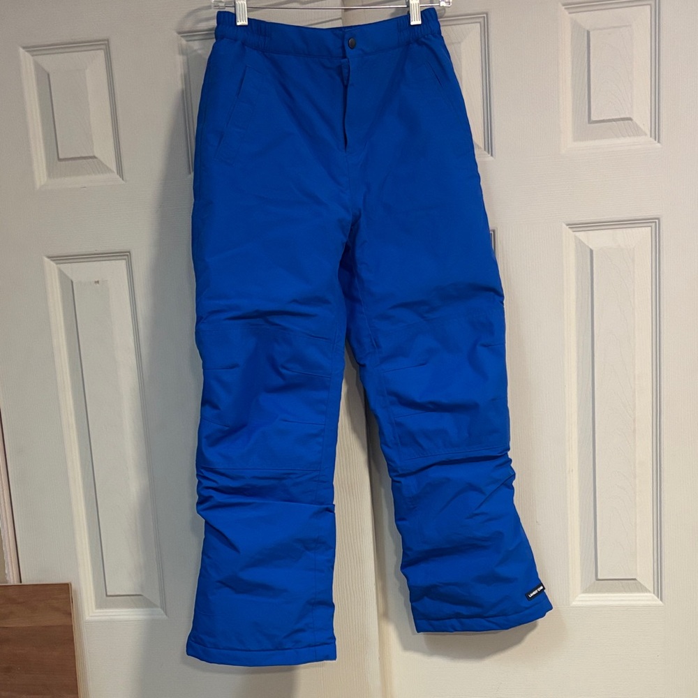 Land’s End  Blue‎ Snow Pants  Size 12 Kids